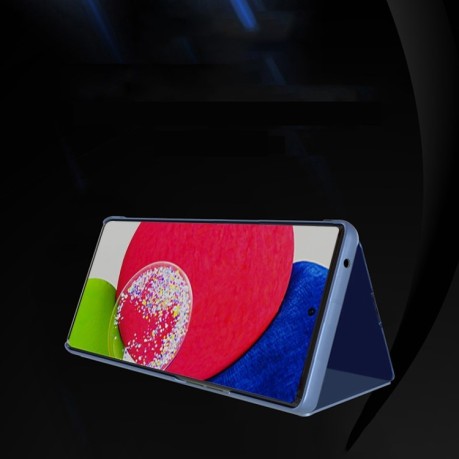 Чехол книжка Clear View для Samsung Galaxy A33 5G - фиолетово-синий