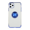 Противоударный чехол Electroplating with Holder для iPhone 11 - синий