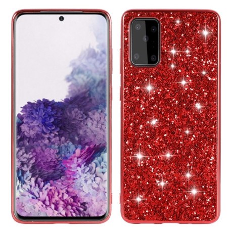 Ударозахисний чохол Glittery Powder Samsung Galaxy S20 FE - червоний