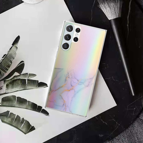 Протиударний чохол Laser Marble для Samsung Galaxy S23 Ultra 5G - сірий