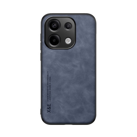 Противоударный чехол Skin Feel Magnetic для Xiaomi Redmi Note 13 Pro 4G / Poco M6 Pro 4G - синий