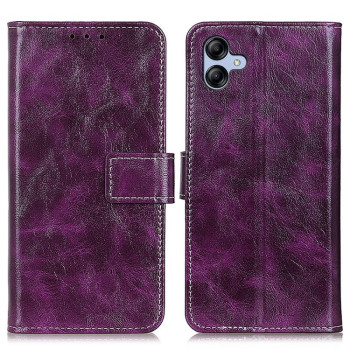 Чохол-книжка Magnetic Retro Crazy Horse Texture Samsung Galaxy A05 4G - фіолетовий