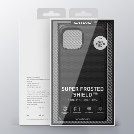 Протиударний чохол NILLKIN Super Frosted для iPhone 13 mini - чорний