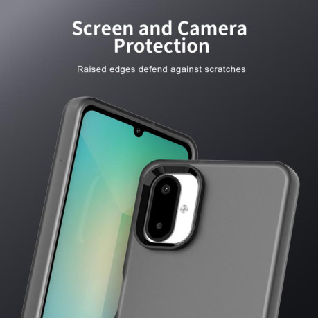 Протиударний чохол Candy Series для Samsung Galaxy F06 5G/M06 5G - чорний