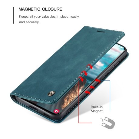 Чехол-книжка CaseMe 013 Series для Samsung Galaxy S21 FE - синий