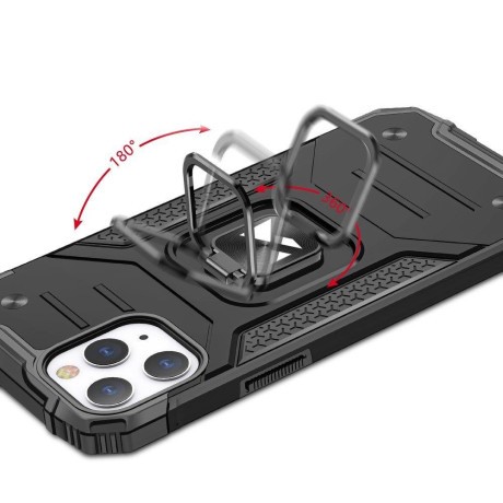 Противоударный чехол Wozinsky Ring Armor на iPhone 13 Pro Max- серебристый