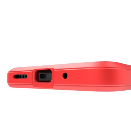 Силиконовый чехол Magic Flannel для Xiaomi Poco C40/Redmi 10c - красный