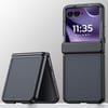 Матовый чехол Escase с софт-тач покрытием на Motorola Razr 70 — черные
