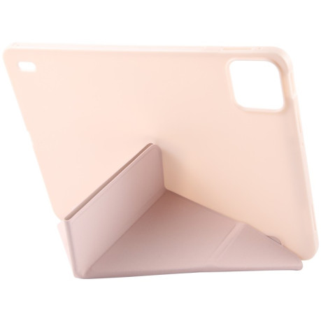 Чехол-книжка Demation Silicone Leather для Xiaomi Pad 7 / 7 Pro - розовый