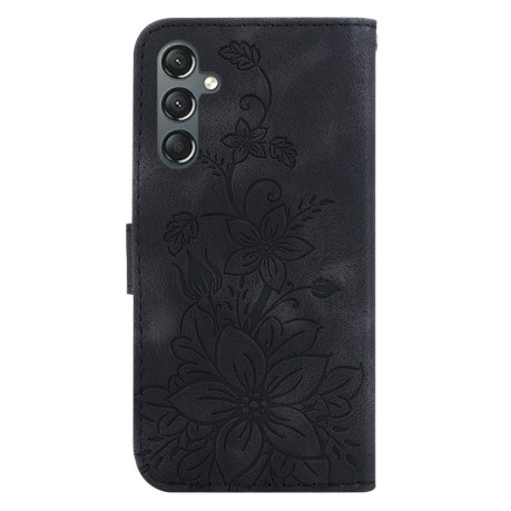 Чехол-книжка  Lily Embossed Leather для Samsung Galaxy S23 FE 5G - черный