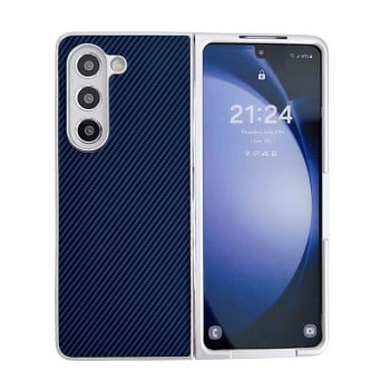 Чехол Kevlar Carbon Fiber Ultra-thin на Samsung Galaxy Fold 7 - синий