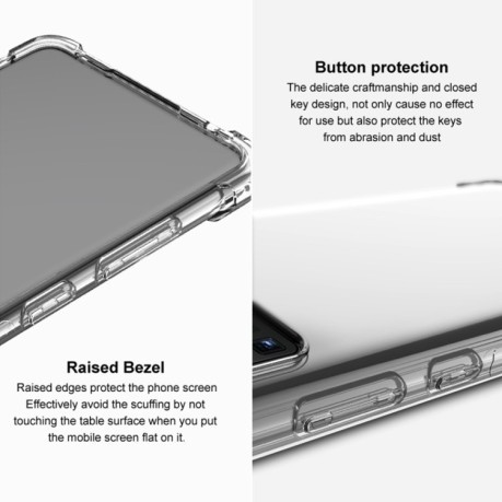 Противоударный чехол IMAK All-inclusive Airbag на Samsung Galaxy A54 5G - прозрачный