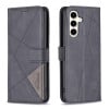 Чехол-книжка Rhombus Texture для Samsung Galaxy M35 - черный