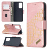 Чохол-книжка Matching Color Crocodile Texture Samsung Galaxy A52/A52s - рожеве золото