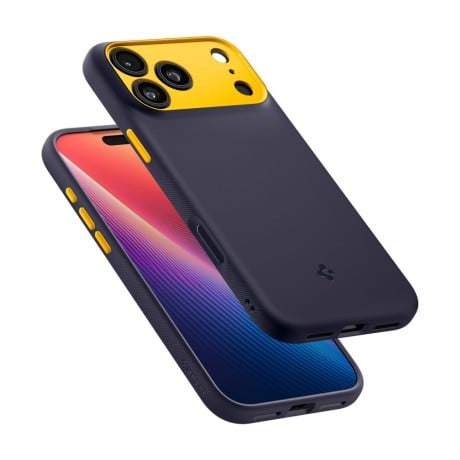 Оригинальный чехол Spigen Nano Pop с MagSafe на iPhone 17 Pro - navy blue