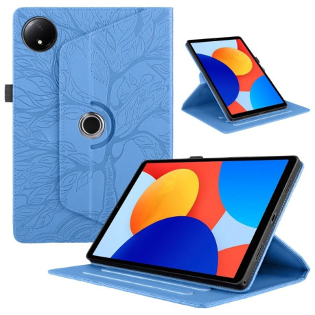 Чохол-книжка Tree Life Embossed Rotation Leather для Xiaomi Redmi Pad SE 8.7 4G - синій