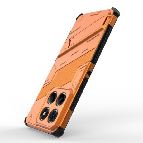 Противоударный чехол Punk Armor для Motorola Edge 60 Fusion 5G - оранжевый