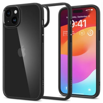Оригинальный чехол Spigen Ultra Hybrid для iPhone 15 Plus - Matte Black