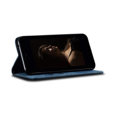 Чохол книжка Denim Texture Casual Style на OnePlus Nord 2T - синій