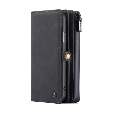 Кожаный чехол-кошелек CaseMe 018 на iPhone 11 - черный