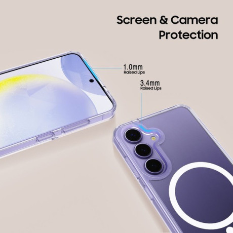 Чехол Tech-Protect FlexAir Hybrid MagSafe для Samsung Galaxy S25 - Clear