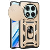Противоударный чехол Sliding Camshield для Xiaomi Redmi Note 14 Pro 5G/Poco X7 - золотой