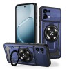 Противоударный чехол Armor Rotating Holder MagSafe на OPPO A6 Pro Global — синий
