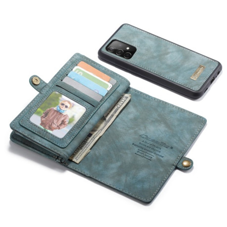 Чехол-кошелек CaseMe 008 Series Zipper Style на Samsung Galaxy A52/A52s - синий