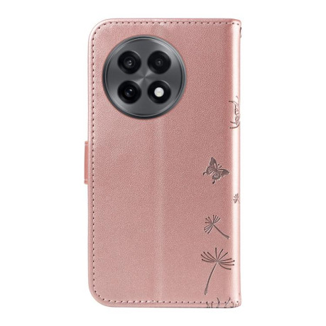 Чохол-книжка Dandelion Embossed Pattern Flip Leather для OnePlus 13R 5G Global - золото
