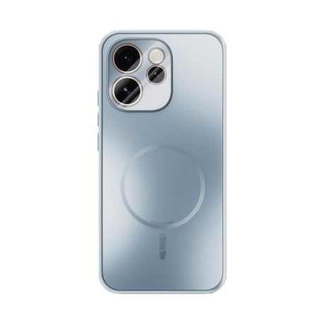 Ударостійкий чохол ABEEL Heat Dissipation Frosted MagSafe для OPPO Reno15 Pro 5G Global — світло-блакитний