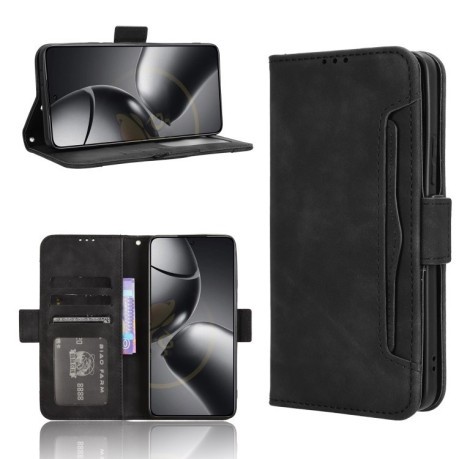 Чехол-книжка Skin Feel Calf на Xiaomi 14T Pro - черный