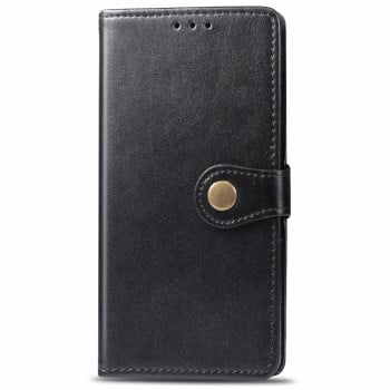 Чехол-книжка Retro Solid Color на Samsung Galaxy S20+Plus-черный