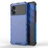 Противоударный чехол Honeycomb на Xiaomi Poco M5 - синий