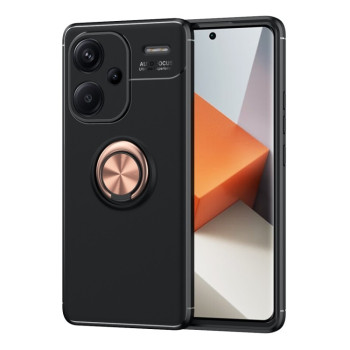 Ударозахисний чохол Metal Ring Holder для Xiaomi Redmi Note 13 Pro+ - чорно-золотий