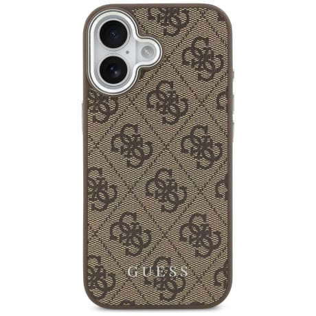Оригінальний чохол Guess 4G Classic Logo з MagSafe на iPhone 17 - brown