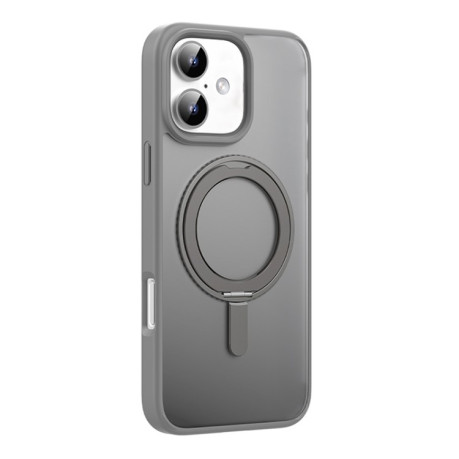 Протиударний чохол Mutural Armor Series MagSafe Magnetic Holder для iPhone 16 - сірий