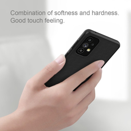 Чохол протиударний NILLKIN 3D Textured Nylon для Samsung Galaxy A73 5G - чорний