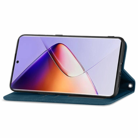 Чехол-книжка Retro Skin Feel Business Magnetic для Infinix Note 40 Pro  4G - синий