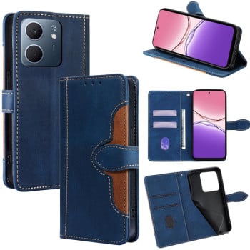 Чохол-книжка з м'яким покриттям Skin Feel та магнітною застібкою на OPPO A5x 5G Global - синій