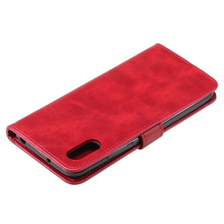 Чохол-книжка Fashion Calf Texture для Xiaomi Redmi 9A - червоний