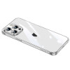 Чехол SULADA TPU Frame + Tempered Glass на iPhone 15 Pro - белый