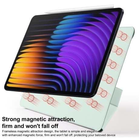 Чохол-книжка Fixed Buckle Magnetic Demation Leather для Xiaomi Pad 7 / 7 Pro - Baby Green