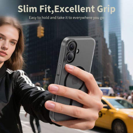 Чохол Tech-Protect MagSlim MagSafe на iPhone 17 - Matte Black