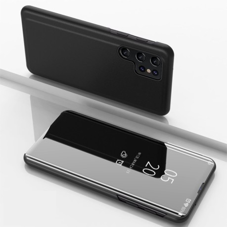 Чехол книжка Clear View для Samsung Galaxy S22 Ultra 5G - черный