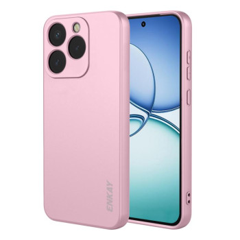 Силиконовый чехол ENKAY Liquid Silicone на Realme 15T 5G — розовый