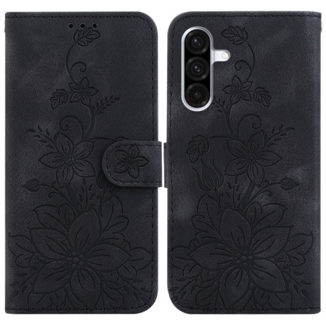 Чехол-книжка Lily Embossed Leather для Samsung Galaxy A36 5G / A56 5G - черный