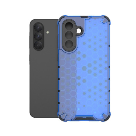 Противоударный чехол Honeycomb на Samsung Galaxy A56 5G - синий