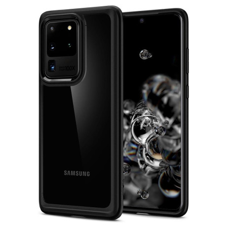Оригинальный чехол Spigen Ultra Hybrid для Samsung Galaxy S20 Ultra Matte Black