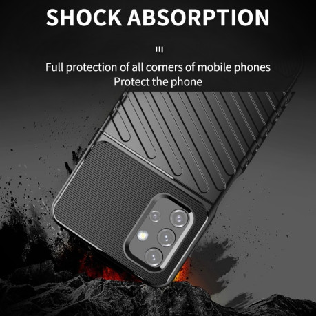 Противоударный чехол Thunderbolt на Samsung Galaxy A32 4G - черный