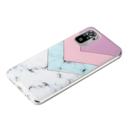 Чохол Marble Pattern Soft на Xiaomi Redmi Note 10/10s/Poco M5s - Tricolor